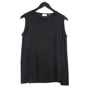 Aritzia Wilfred Free Arrington Cold Shoulder Top Black Size Medium